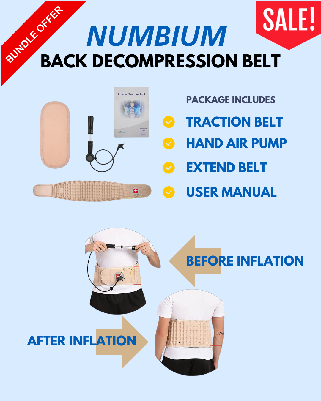 LumbarRelief™ Spinal Decompression Belt