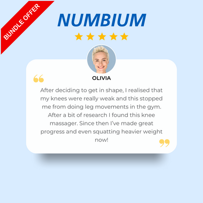 Numbium Triple Therapy Infared Knee Massager